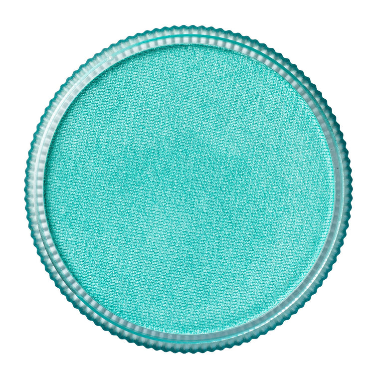 TAG Pearl Teal face paint 32g colour swatch top view TAG Pearl Teal face paint 32g colour swatch top view