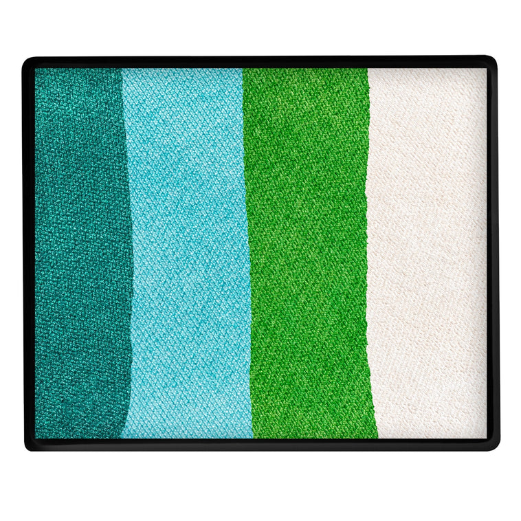 TAG Split Cake Emerald Mist colour swatch top view TAG Split Cake Emerald Mist colour swatch top view