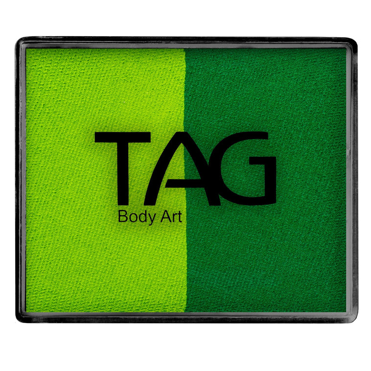 TAG Body Art Split Cake Light Green / Green 50g TAG Body Art Split Cake Light Green / Green 50g