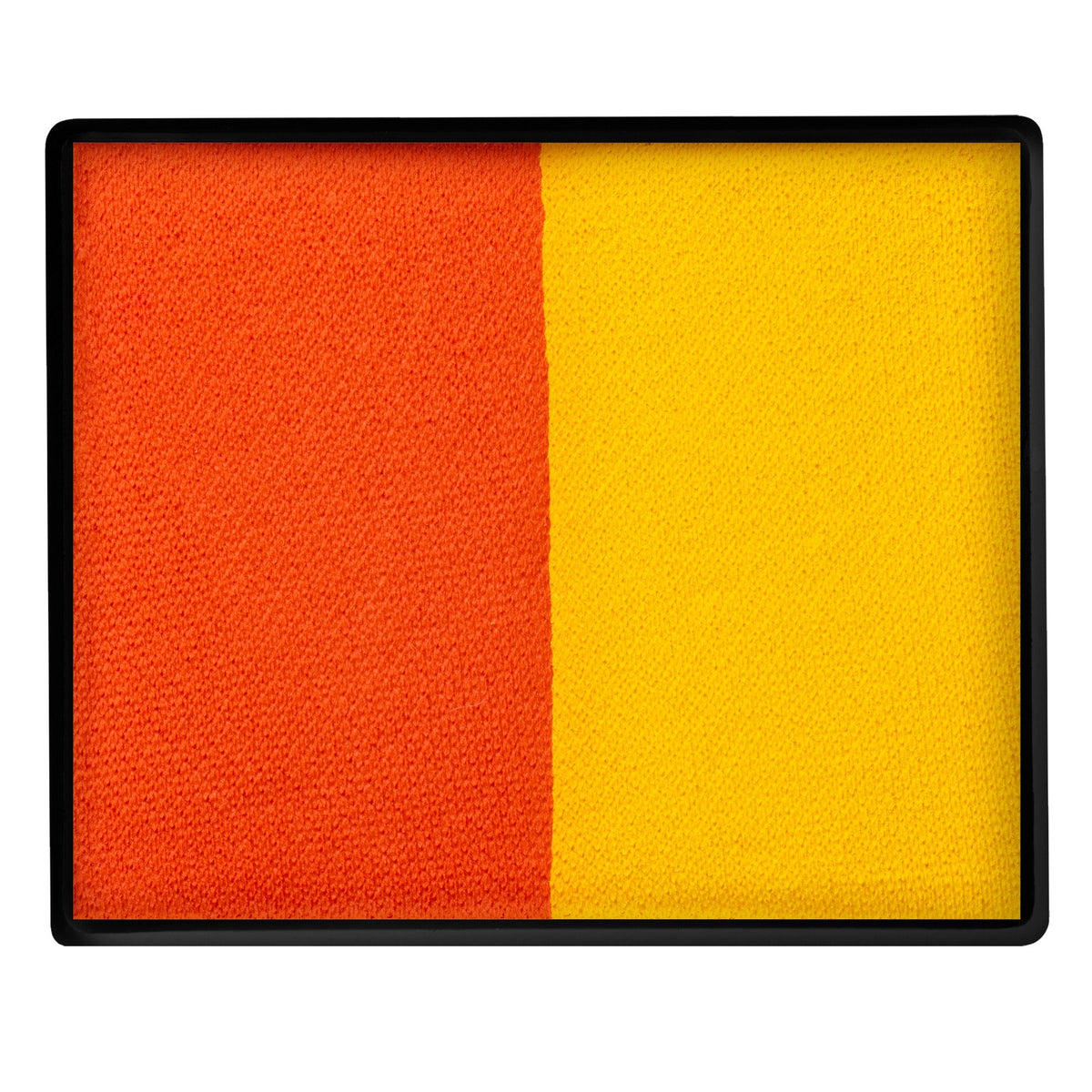 TAG Split Cake Orange / Yellow colour swatch top view