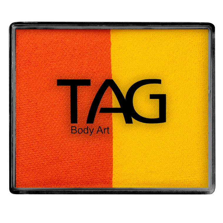 TAG Body Art Split Cake Orange / Yellow 50g TAG Body Art Split Cake Orange / Yellow 50g