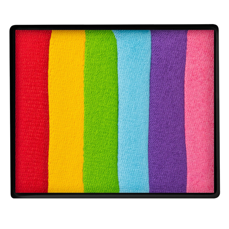 TAG Split Cake Regular Rainbow colour swatch top view TAG Split Cake Regular Rainbow colour swatch top view