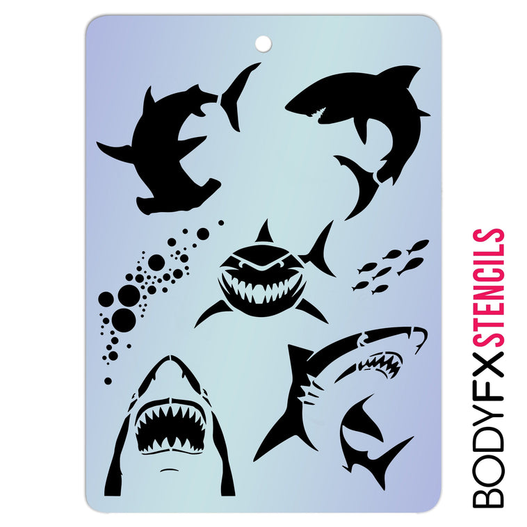 Shark Stencil Shark Stencil