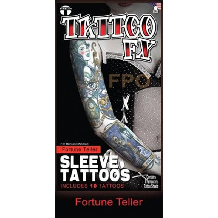 Temporary Tattoos- Fortune Teller Sleeve Temporary Tattoos- Fortune Teller Sleeve