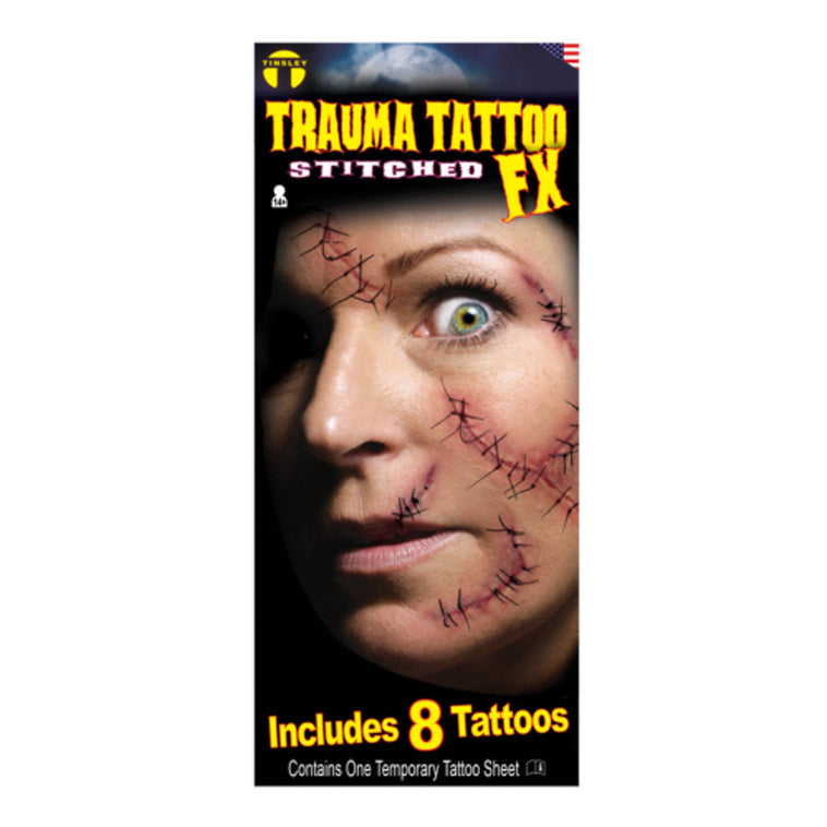 Temporary Tattoos- Stitched Temporary Tattoos- Stitched