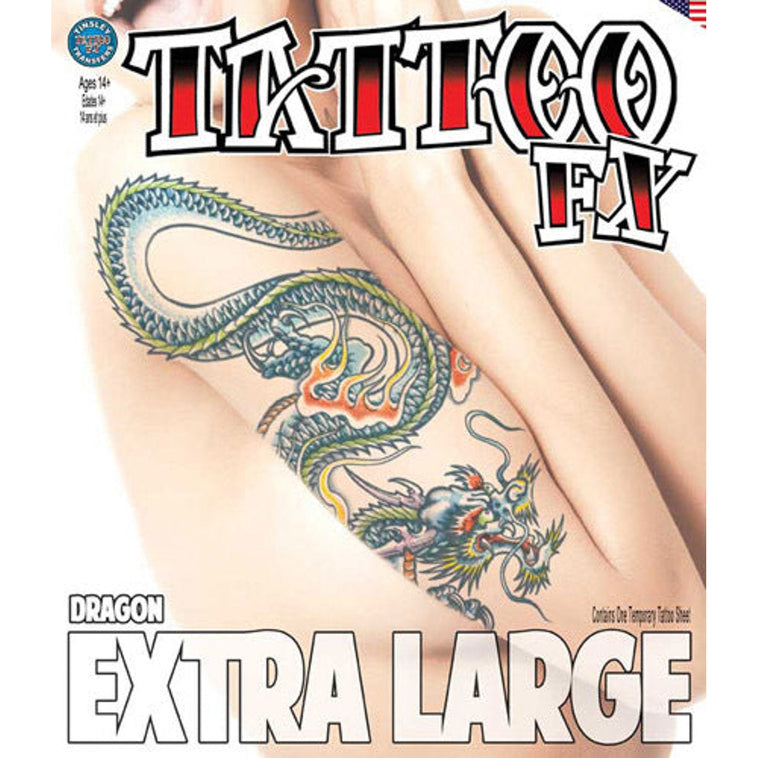 Temporary Tattoos- XL Dragon Temporary Tattoos- XL Dragon