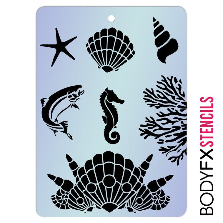 Under The Sea Stencil Under The Sea Stencil