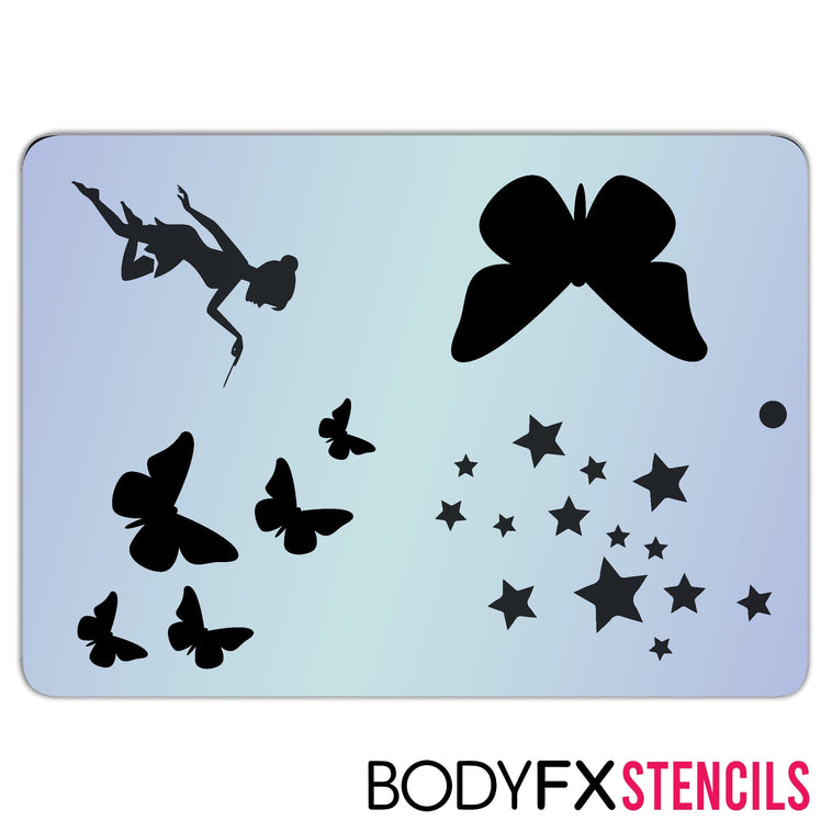 Fairy and Butterfly Stencil Fairy and Butterfly Stencil