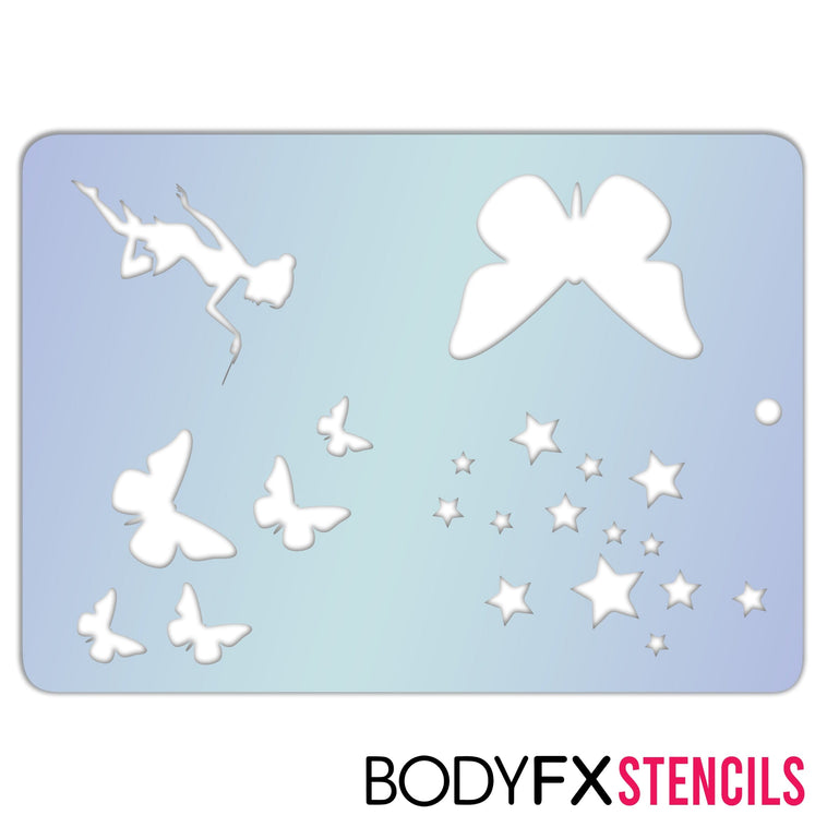 Fairy and Butterfly Stencil Fairy and Butterfly Stencil