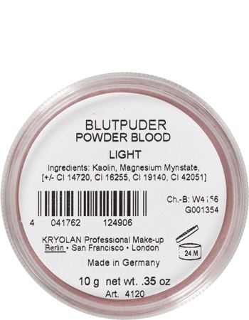 KRYOLAN- LIGHT BLOOD POWDER KRYOLAN- LIGHT BLOOD POWDER