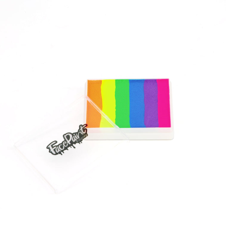 Neon Rainbow Split Cake Neon Rainbow Split Cake