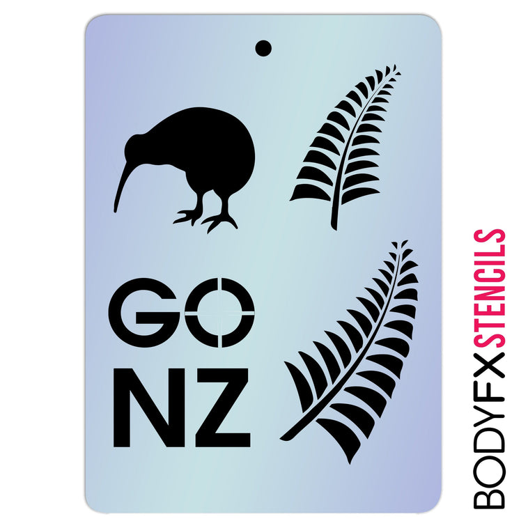NZ Supporters Stencil NZ Supporters Stencil