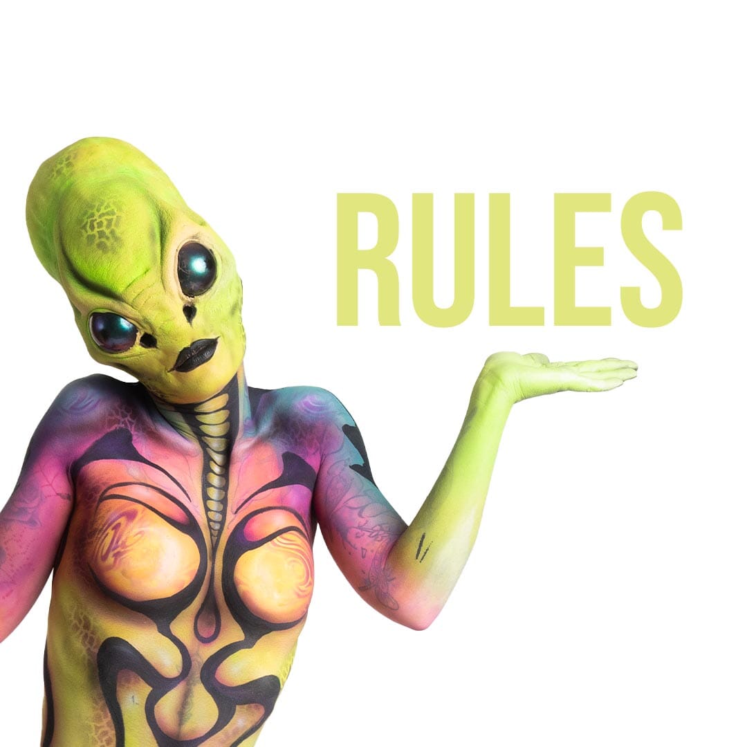 BodyPalooza Artist Rules