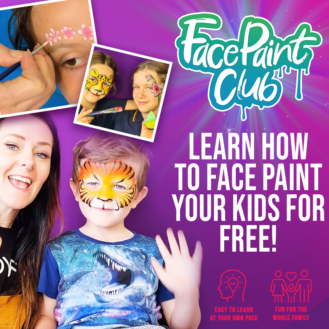 Learn to Face Paint your Kids - 1st Month Free