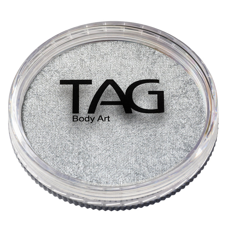 TAG Pearl Silver face paint 32g with lid