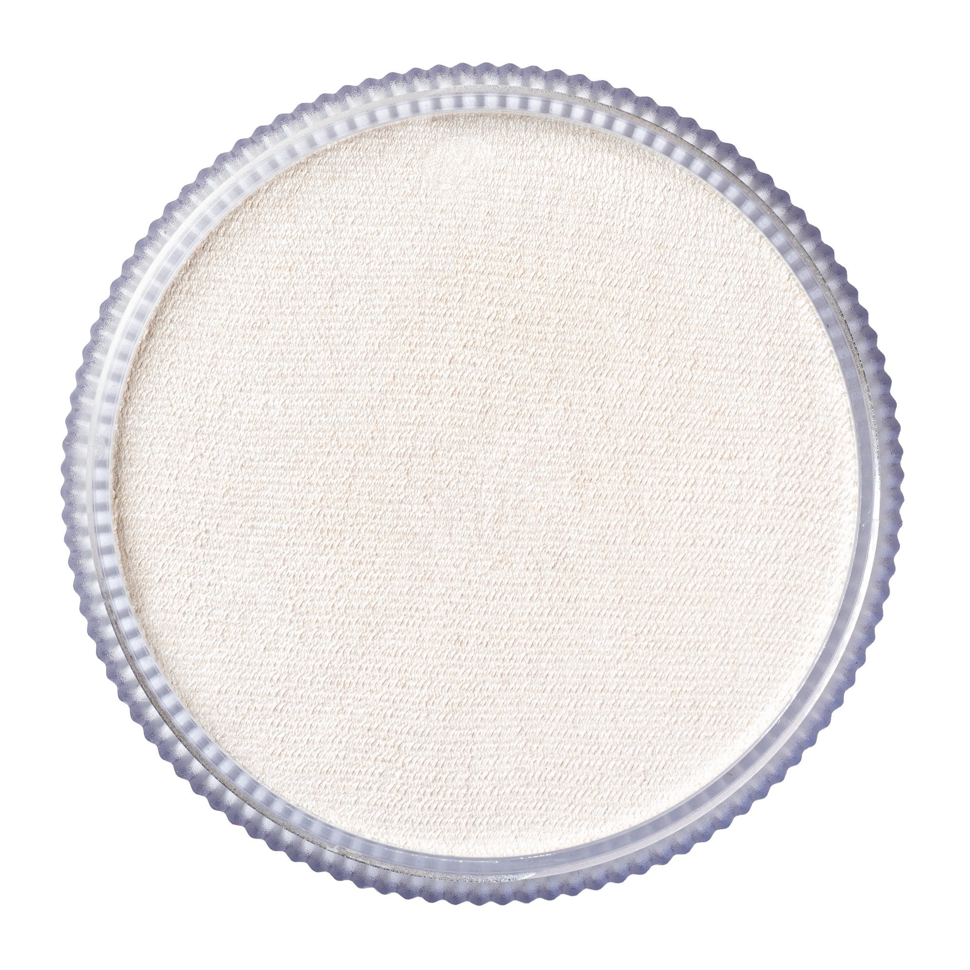 TAG Pearl White face paint 32g colour swatch top view