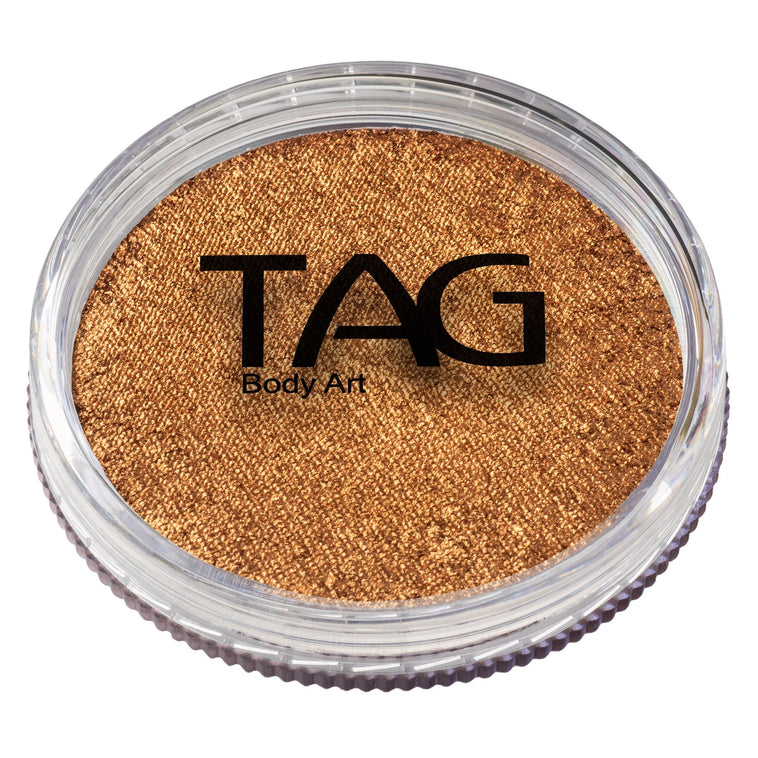 TAG Pearl Old Gold face paint 32g with lid