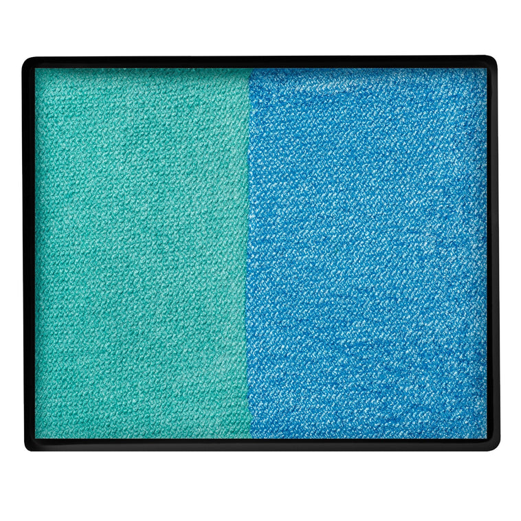 TAG Split Cake Pearl Teal / Pearl Sky Blue colour swatch top view