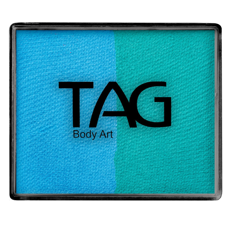 TAG Body Art Split Cake Teal / Light Blue 50g