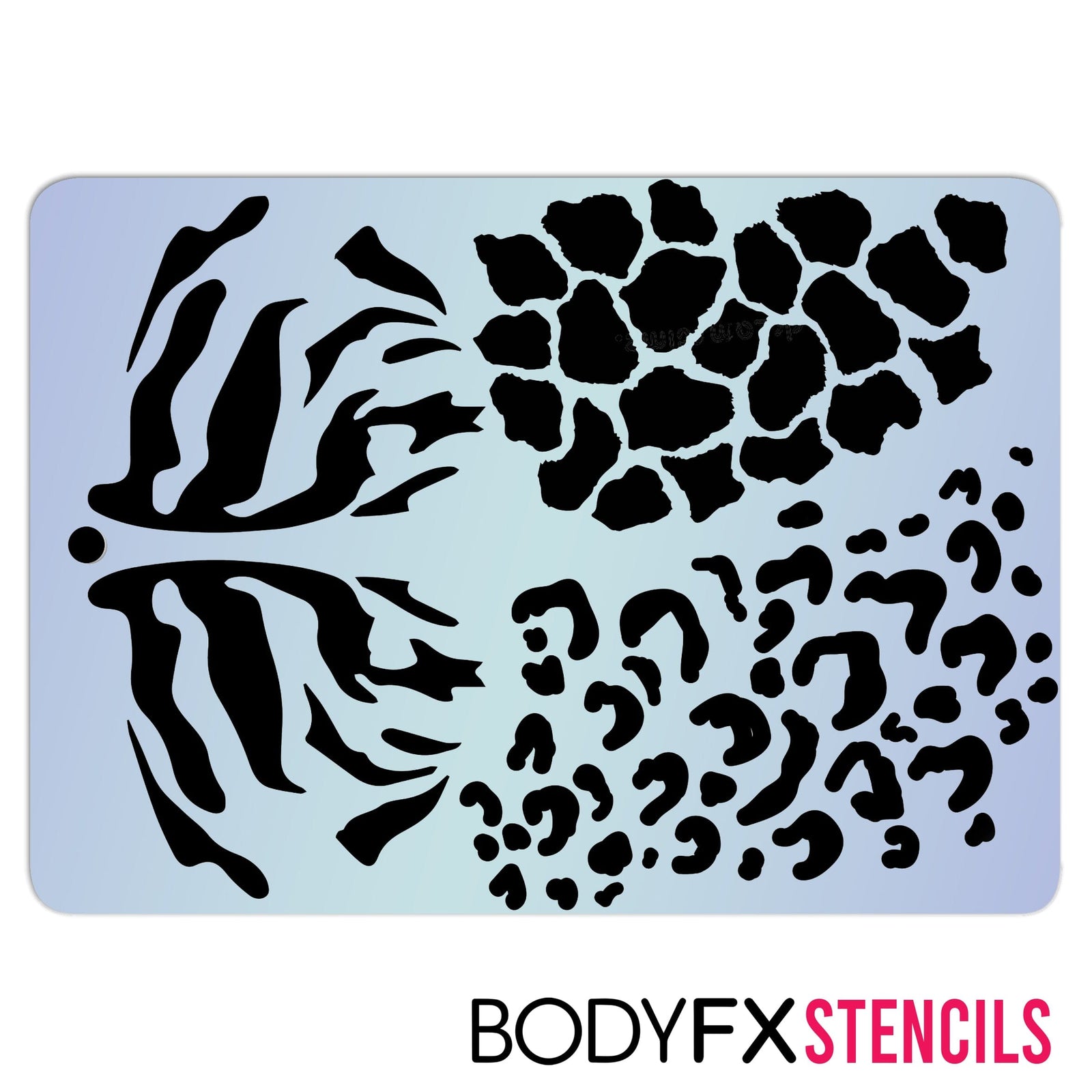 Animal Print Stencil