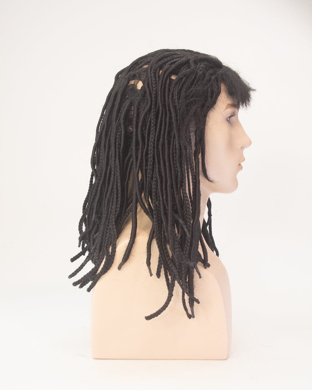 Black 40cm Synthetic Dreadlocked Hair Wig