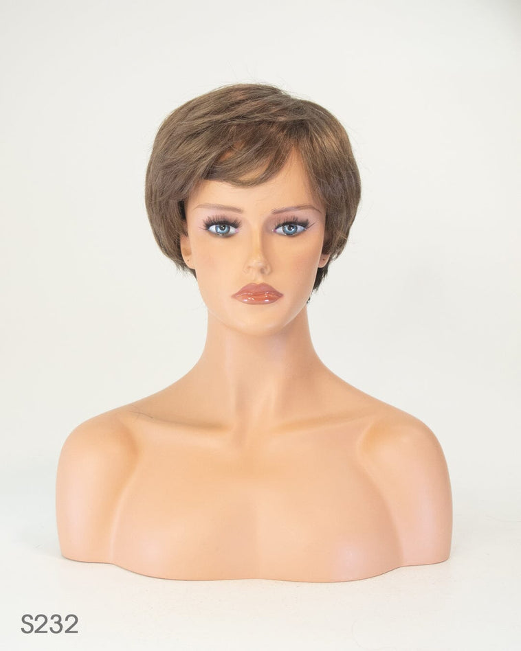Brown Short Synthetic Hair Wig