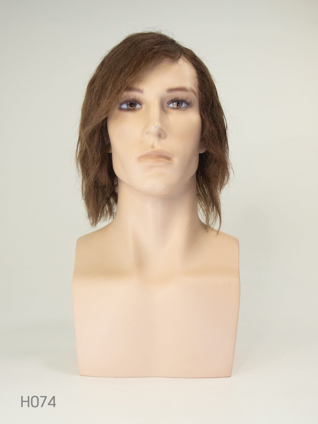 Brunette 35cm Lace Front Human Hair Wig