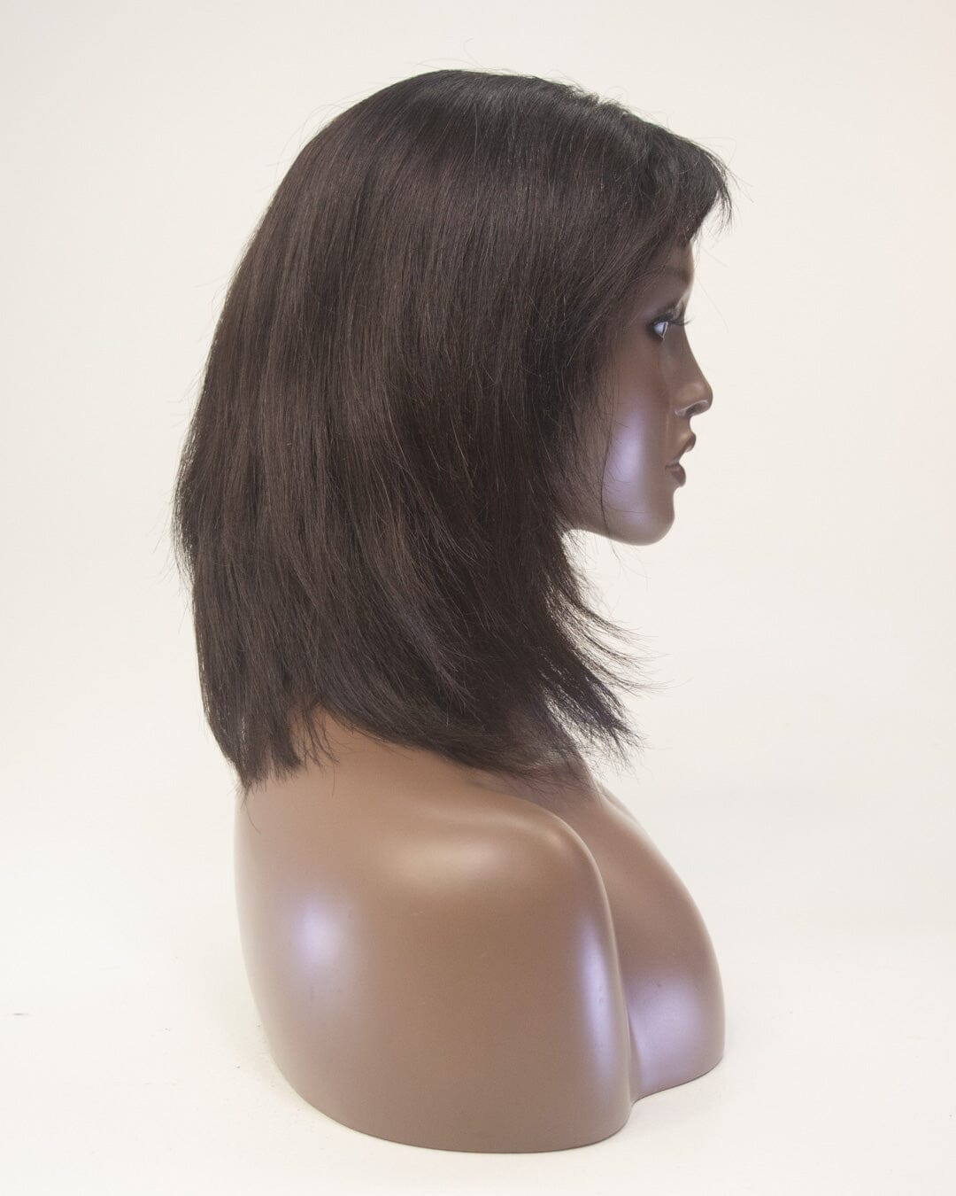 Dark Brown 40cm Human Hair Wig