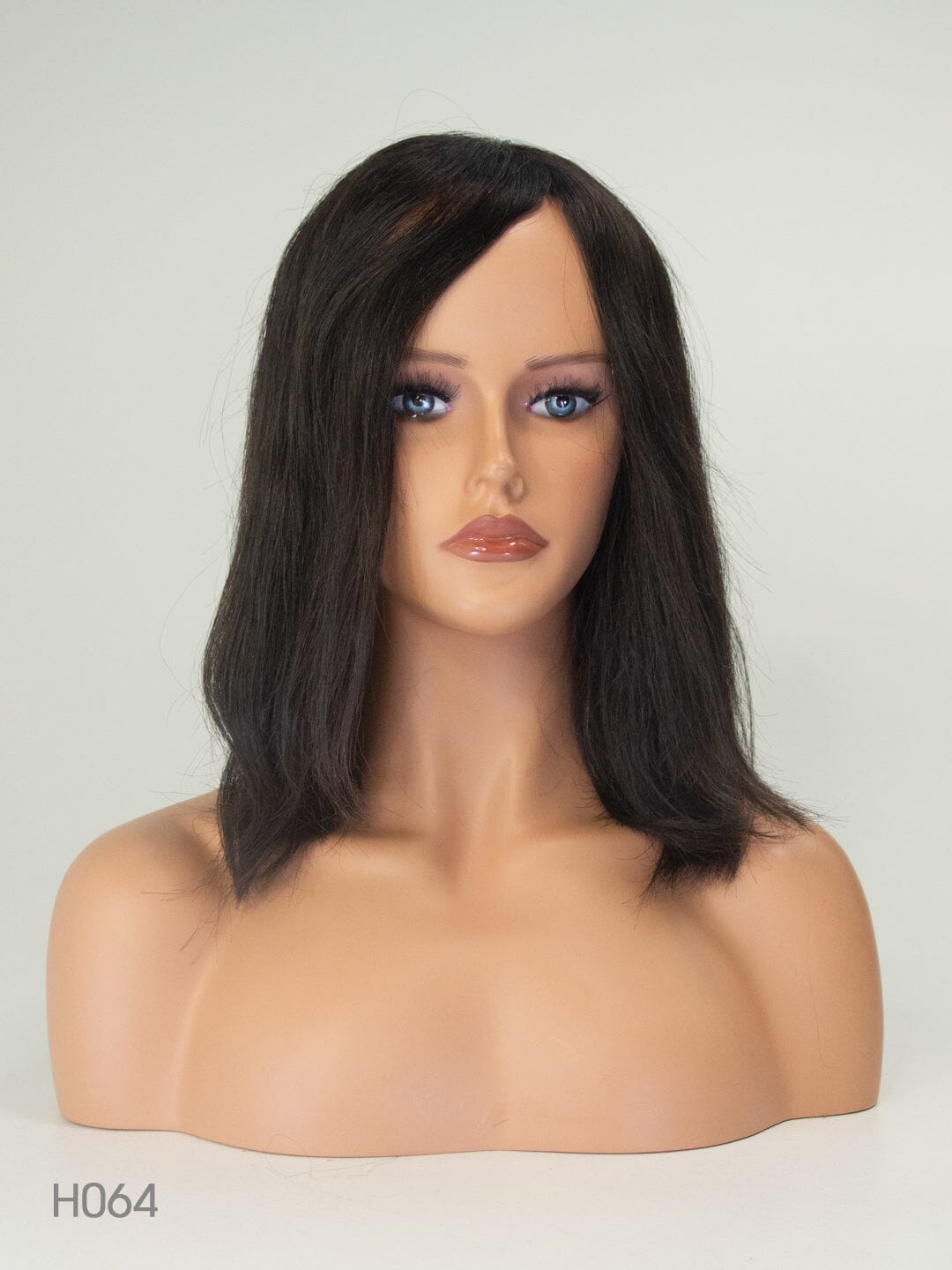 Dark Brown 40cm Lace Front Human Hair Wig