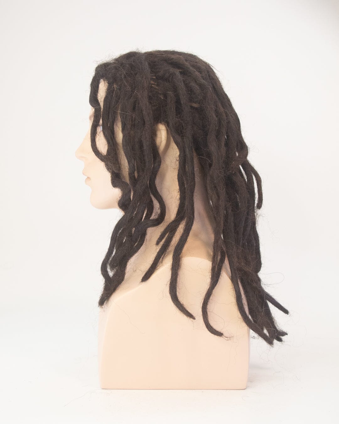 Dark Brown 50cm Synthetic Dreadlocked Hair Wig