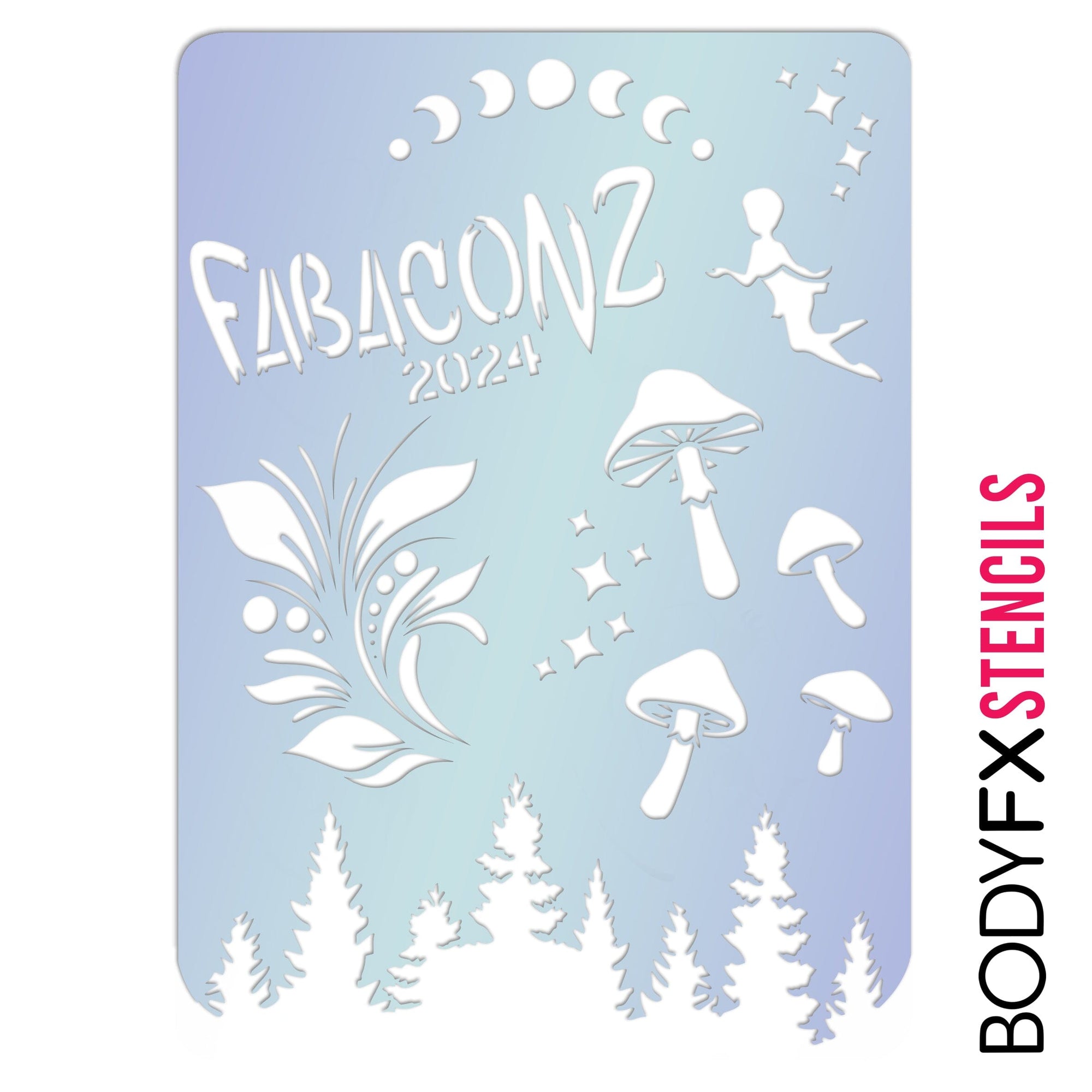 Enchanted Forest Stencil- FABACONZ edition