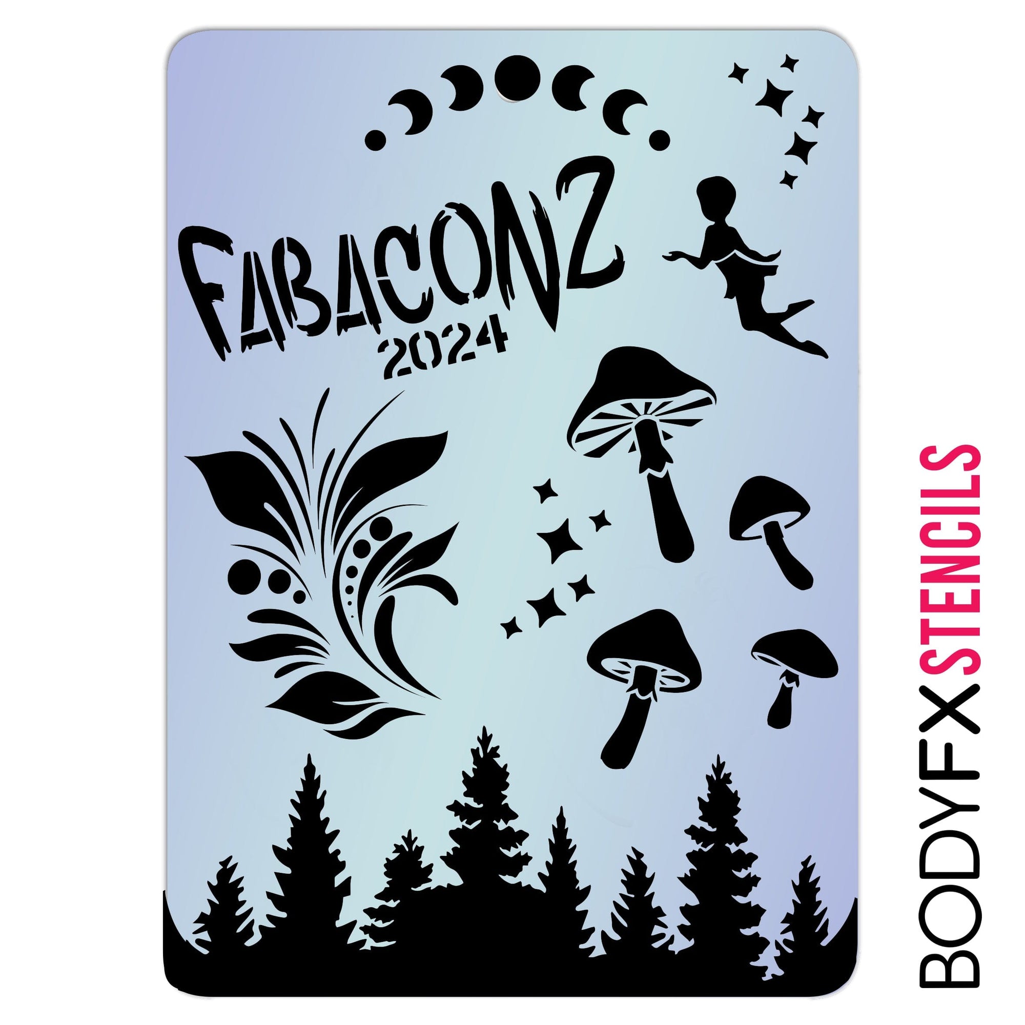 Enchanted Forest Stencil- FABACONZ edition