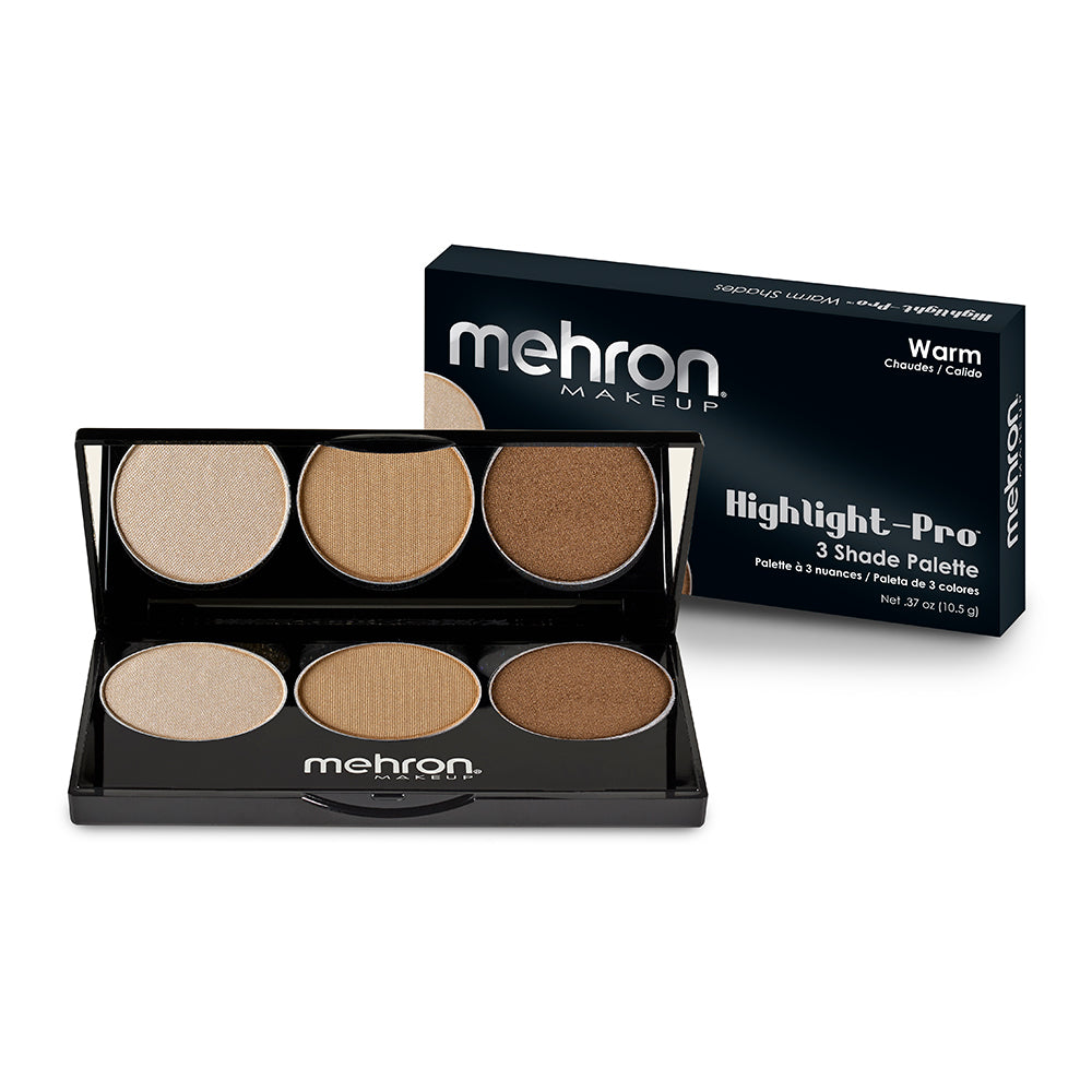 Mehron Highlight Pro 3 Shade Palette