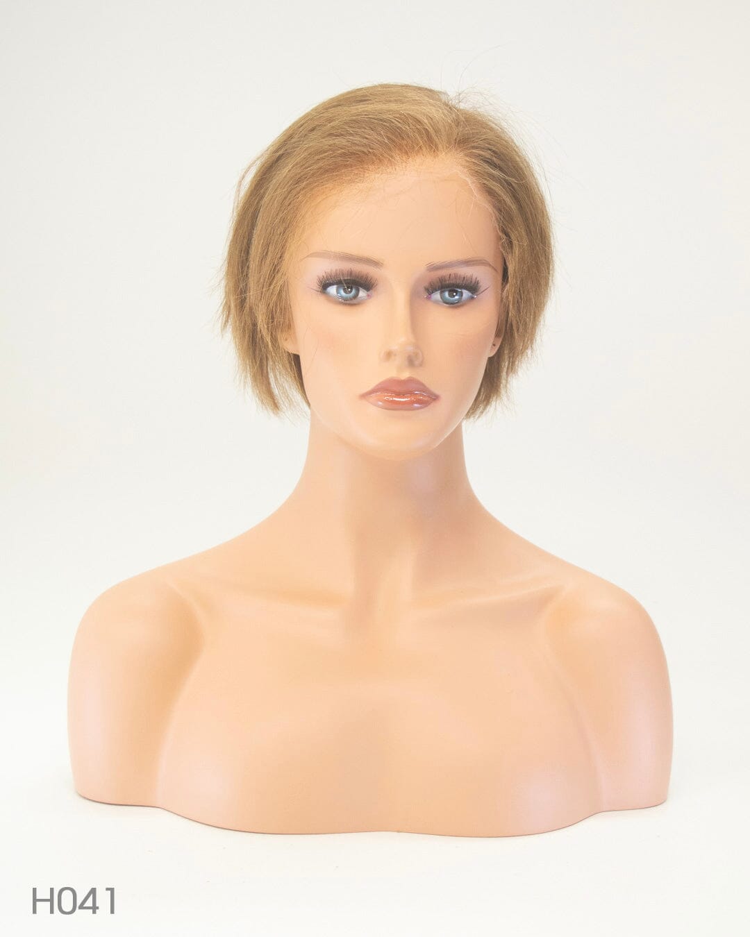Light Brown 30cm Lace Front Human Hair Wig