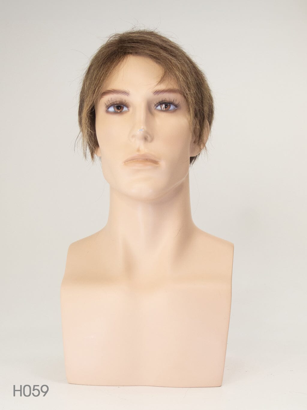 Light Brown Short Human Hair Wig