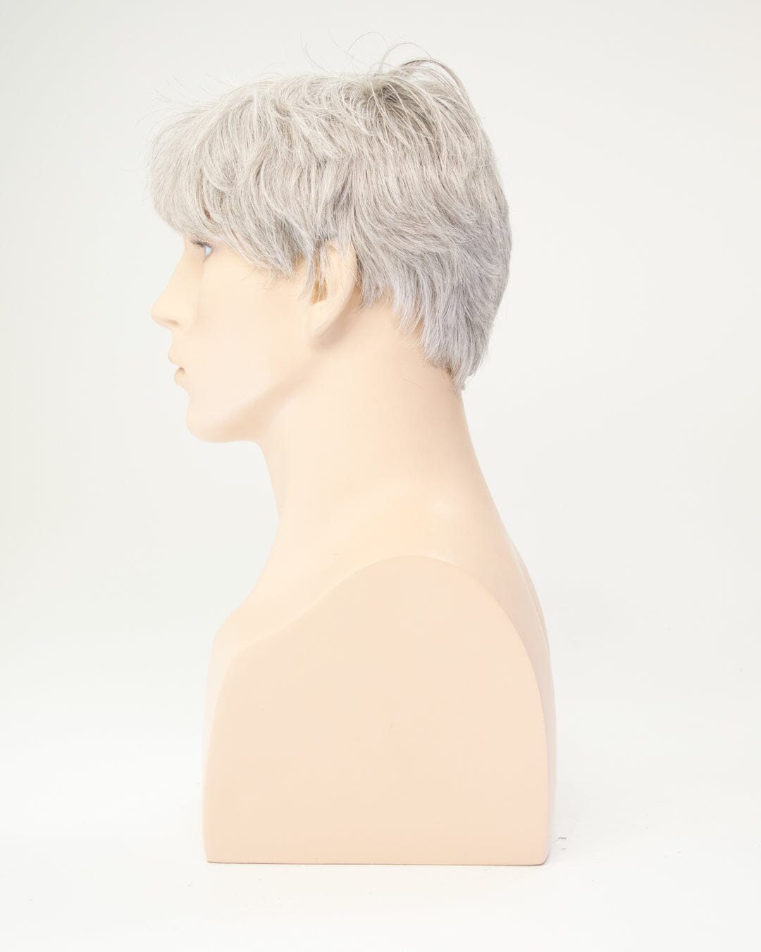 Light Grey Short Synthetic Hair Wig