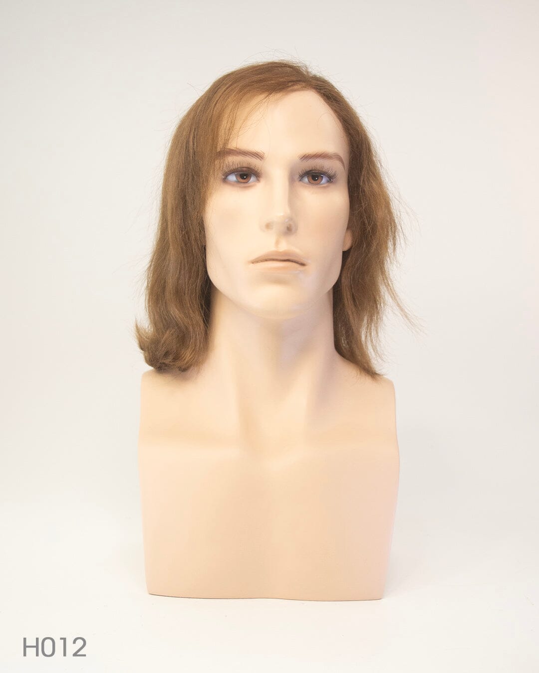 Medium Brown 40cm Lace Front Human Hair Wig