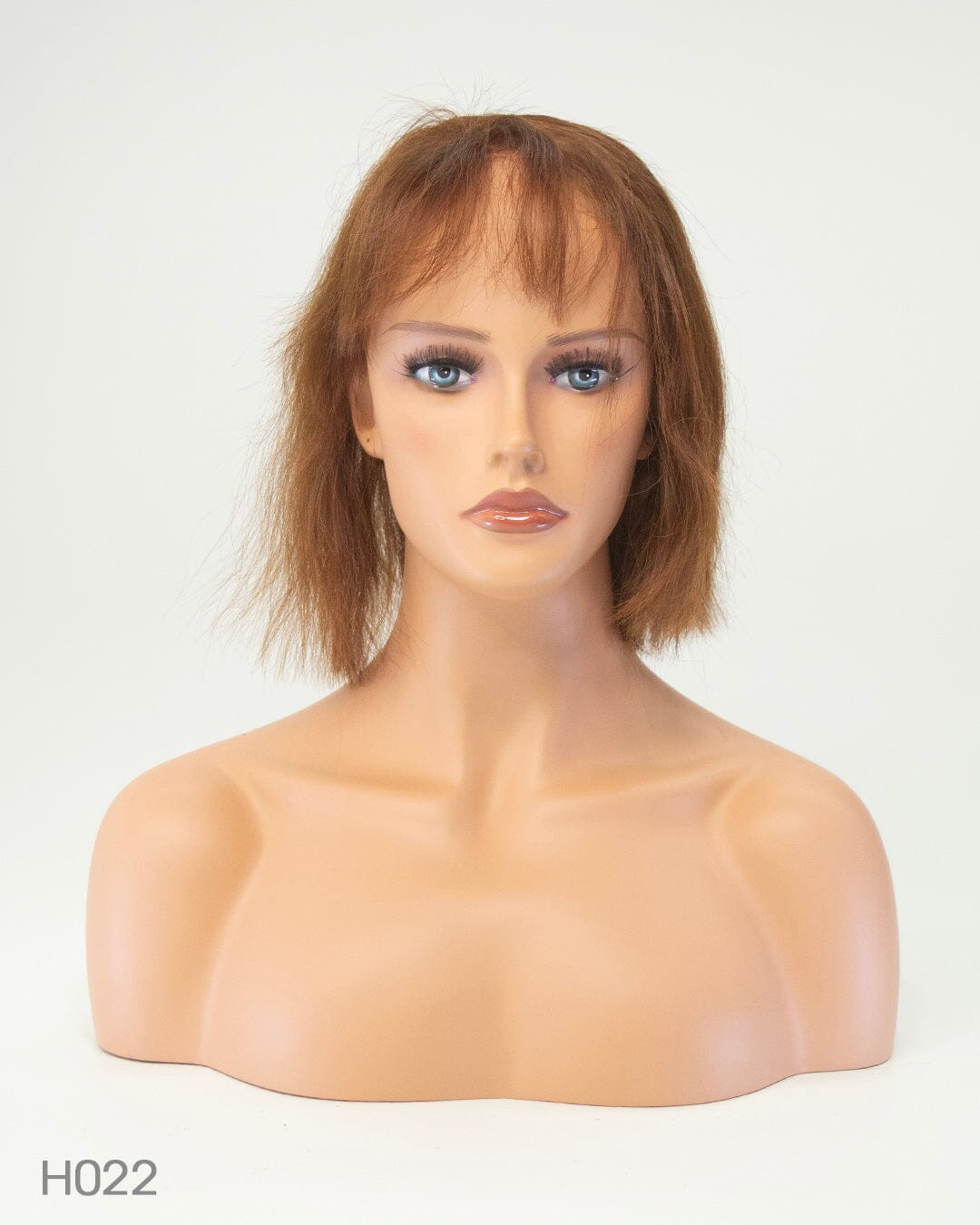 Red Brown 30cm Lace Front Human Hair Wig