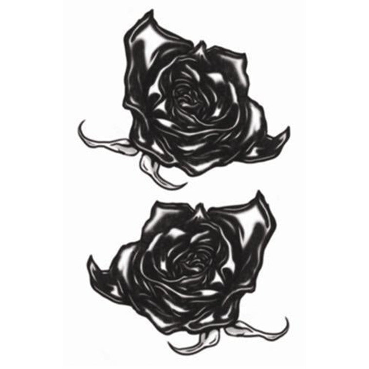 Temporary Tattoos- Black Roses