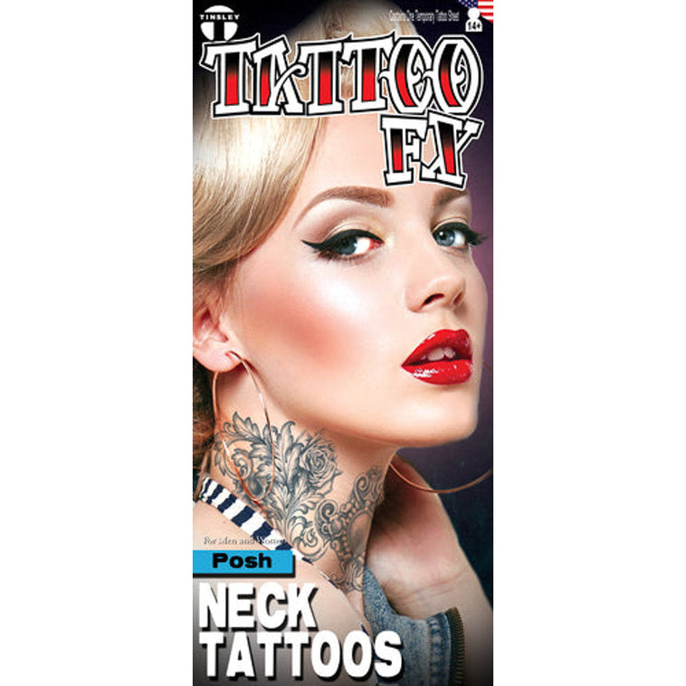 Temporary Tattoos- Posh Neck Tattoo