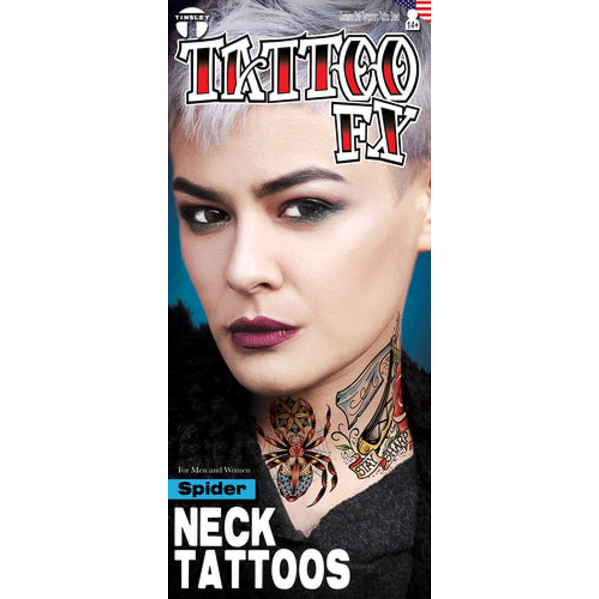 Temporary Tattoos- Spider Neck Tattoo