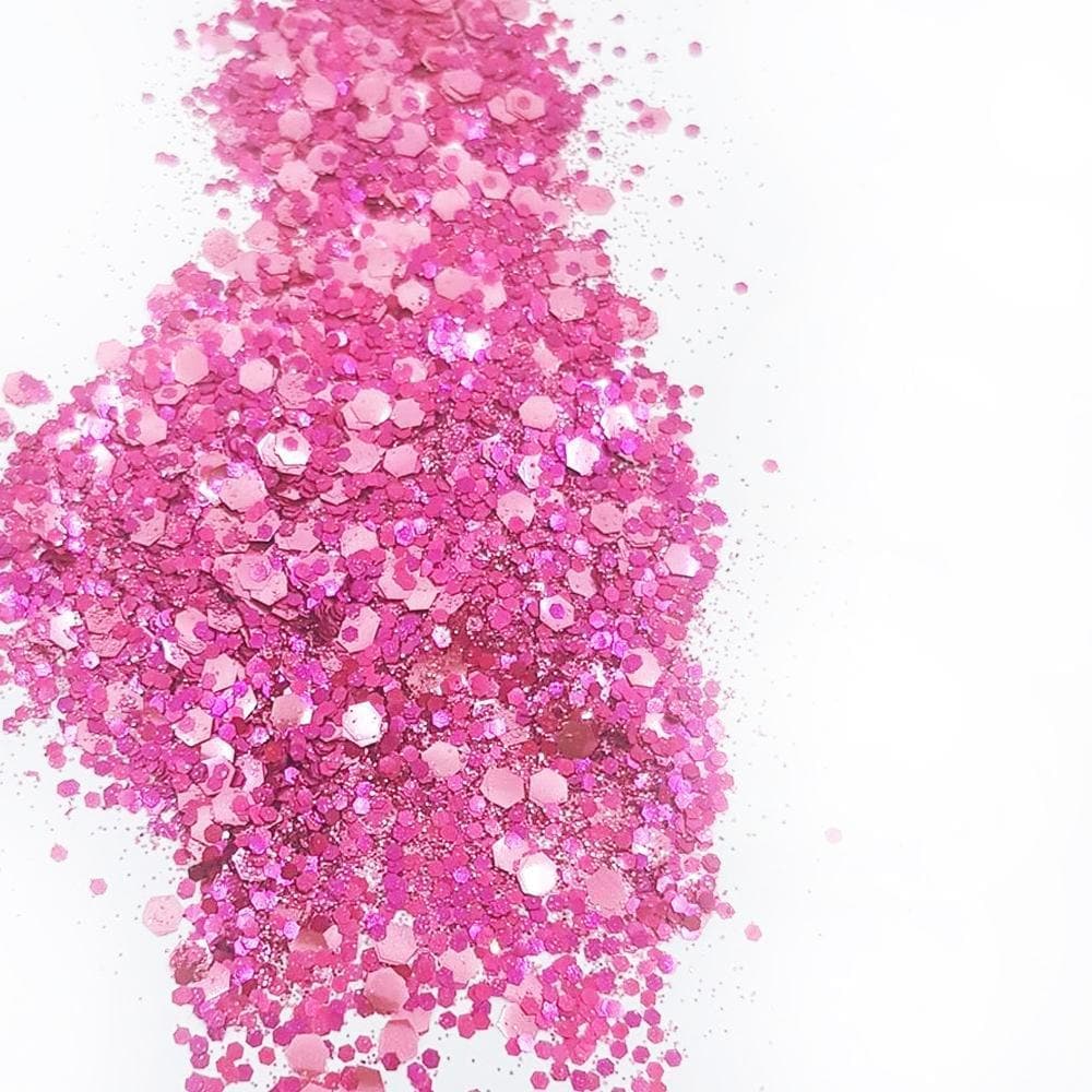 BIODEGRADABLE GLITTER PINK MIX