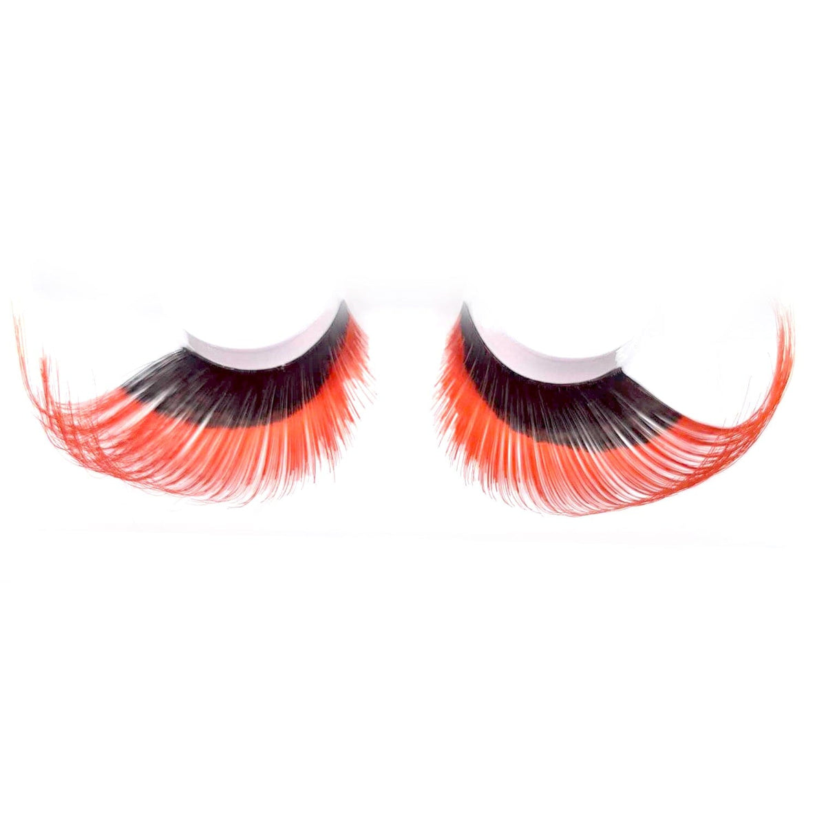 Dramatic Red &amp; Black Lashes