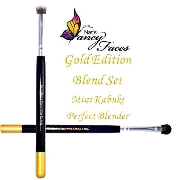 FUSION- NATS GOLD EDITION BRUSH MINI KABUKI AND BLENDER SET