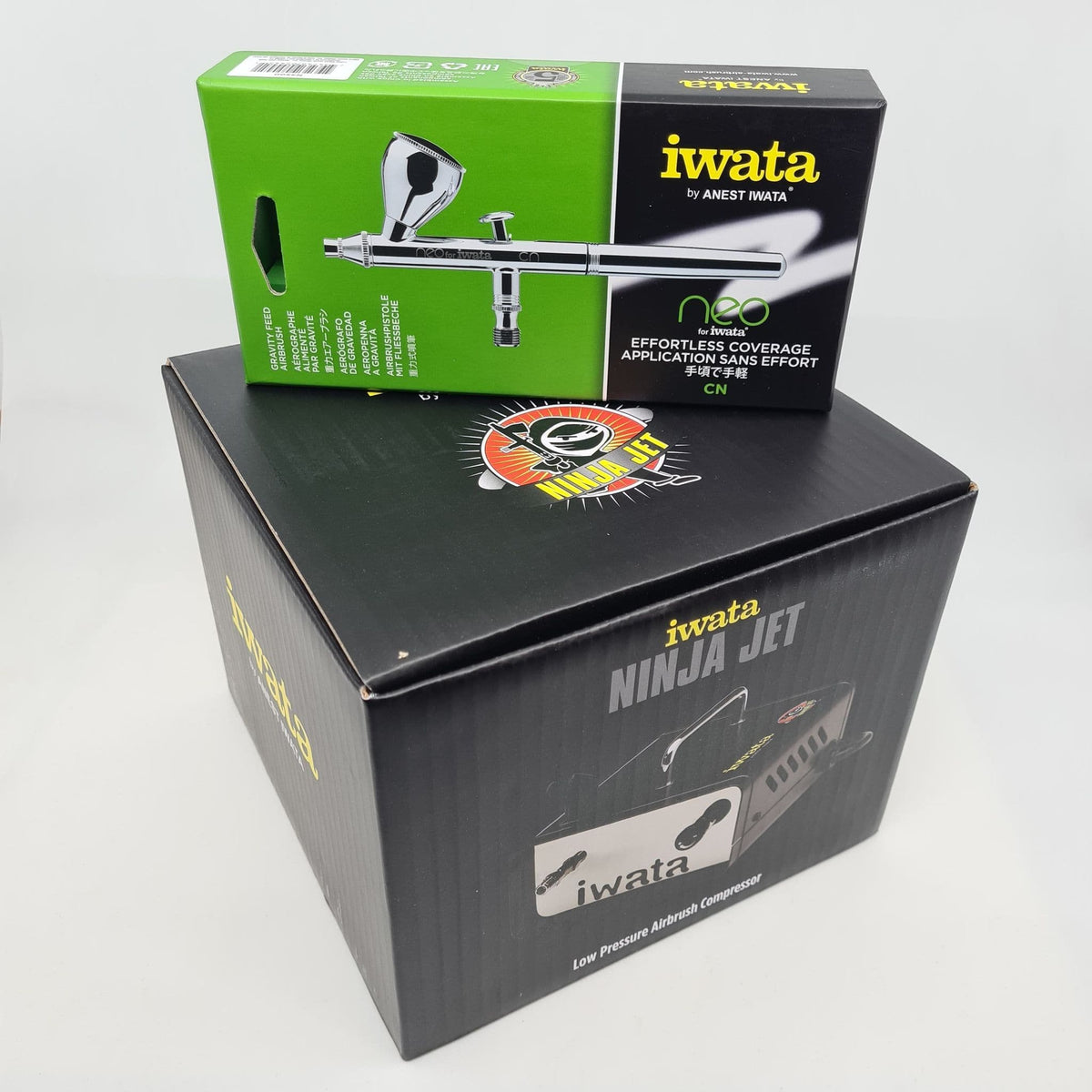 IWATA AIRBRUSH SET- NEO GRAVITY AND NINJA JET