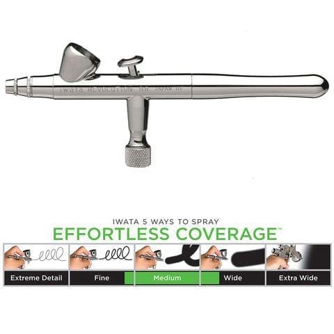 IWATA- REVOLUTION AIRBRUSH - GRAVITY FED 0.3MM R2500